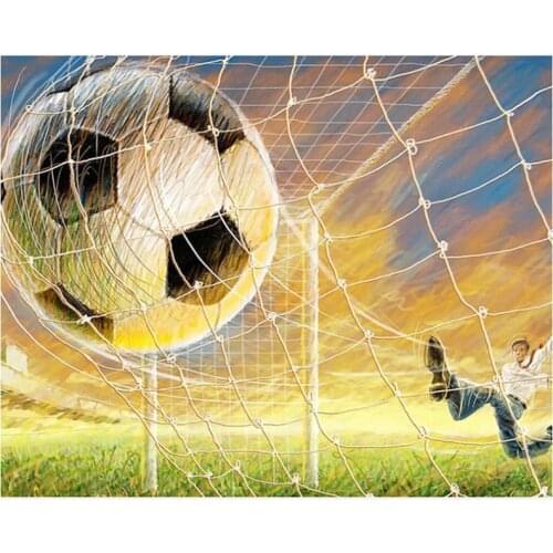 Diy 5d diamond painting football daimond embroidery stickers diamant mosaic dotz oil painting by numbers canvas painting poster