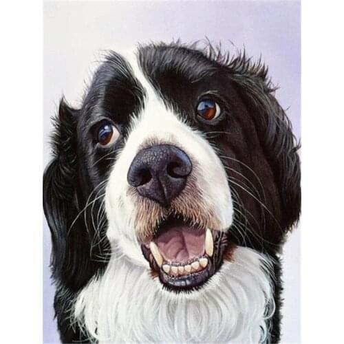 Love.Thanks Animal Diamond Embroidery Pet Dog Diamond Art Mosaic Cross Stitch Kit Daimond Painting Full Drill