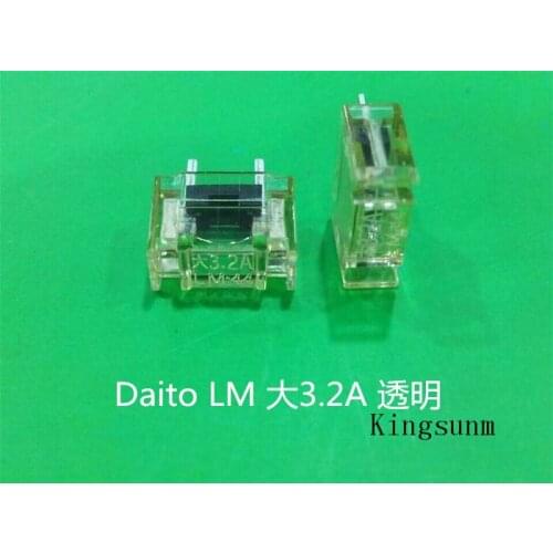 Free shipping 5pcs LM32 Japan DAITO daito FANUC FANUC fuse / fuse 3.2A transparent GENUINE NEW