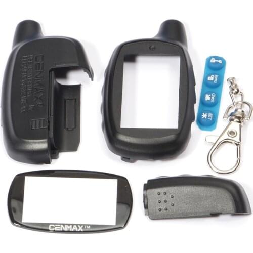 Case for CENMAX ST-7A Russian LCD Remote Control for CENMAX ST7A 7A LCD Keychain Car Remote Control 2-way Car Alarm system