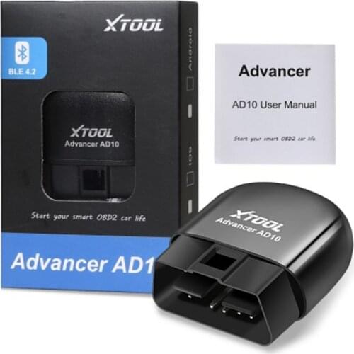 XTOOL AD10 ELM327 Advancer OBD2 Diagnostic Scanner Supports Engine/Chassis/Body/Electrical Equipment System Diagnosis