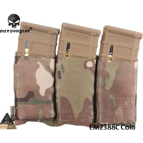 Emersongear Triple M4 Pouch FAST Magazine Molle Airsoft Wargame Gear Painball Equipment MAG EM2388 BK Coyote Brown SG MC