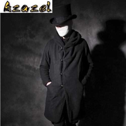 Hot Autumn winter New ide mens trend wool coat Korean Slim single-breasted Men jackets hairstyles male Fashion long jacket