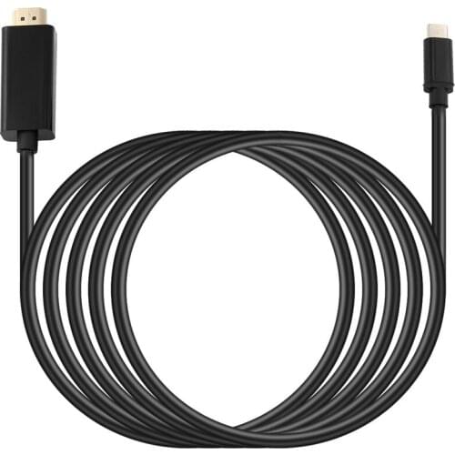 HDMI-compatible Cable to USB 3.1 Type C Male to HDMI-compatible 4K UHD 1.8m Cable adapter for tablet and laptops