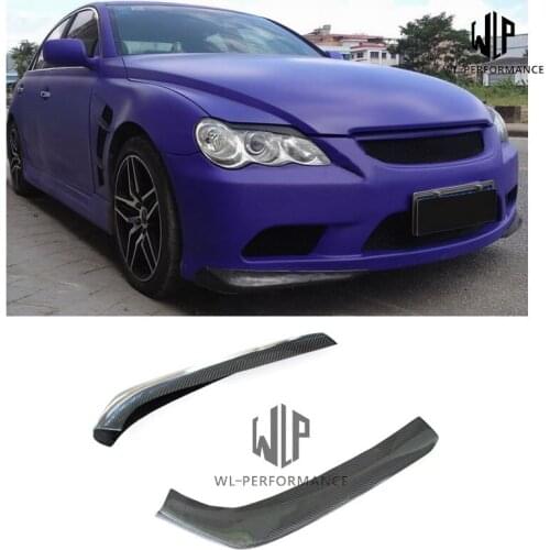 Carbon Fiber Front Bumper Side Splitters Car Styling For Toyota Reiz Commemorative edition Car Body Kit 2005-2009