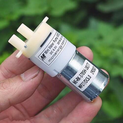 Micro Pump 370 Motor Diaphragm Water Pump DC 6V Small Self-priming Pump Vacuum Pump for DIY Drinking Fountain Pump DC 6V-9V