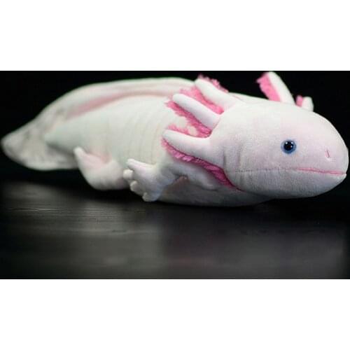 Soft Lifelike Axolotl Plush Toy Realistic Cute Axolotl Ambystoma Mexicanum Stuffed Animal Toys Gifts For Adults Kids