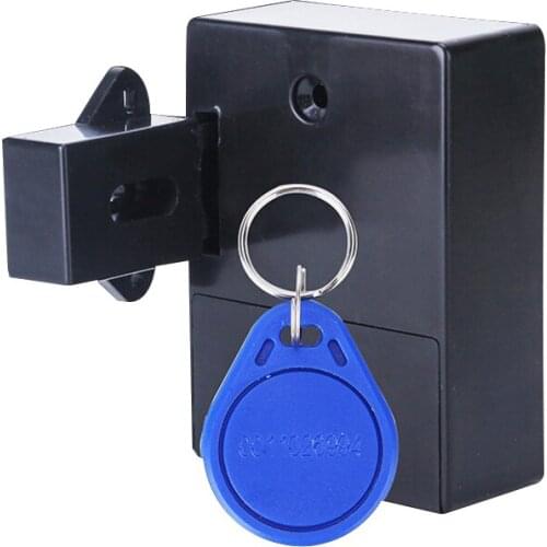 Invisible RFID Free Opening Intelligent Sensor Cabinet Lock Locker Wardrobe Shoe Cabinet Drawer Door Lock Electronic Dark Lock(B
