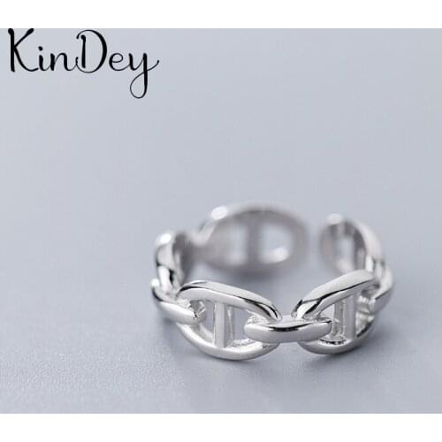 New Fashion Gothic Chains Hollow Rings For Women Wedding Rings Fashion Boho Jewelry Ladies Accessories