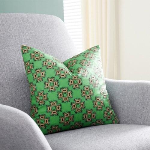 Original Design Geometric Pattern Double-sided Printed Cushion Cover Sofa Pillow Cover Car Chair Cushion Case Without Stuffing