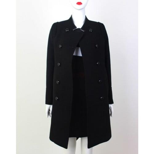 Savabien Wool Coats Korean Style High Quality Autumn Winter Jackets Slim Woolen Cardigan Single Breasted Elegant Women Clothes