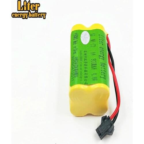 4.8v 900mah Rechargeable Ni-Cd AA bateria nicd ni cd battery pack for RC boat model car toy