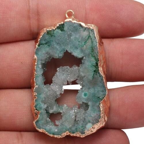Natural Stone Pendant Irregular Agates Pendant For Jewelry Making DIY Necklace Bracelet Anklet Accessory
