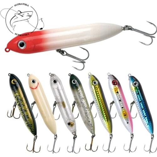 Diving Depth 0.5-2M Swimbait Fishing Lure 9 Colors 9.6cm/12.2g Artificial Minnow Topwater Pencil Plastic Hard Bait