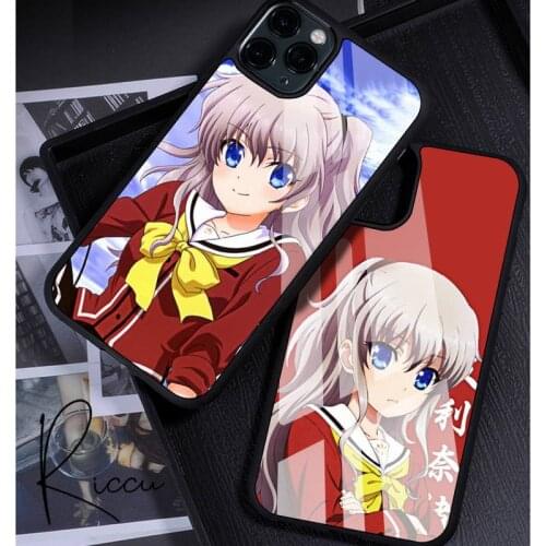 Charlotte Anime Nao Tomori Phone Case Rubber for iPhone 12 11 Pro Max XS 8 7 6 6S Plus X 5S SE 2020 XR 12 Mini case