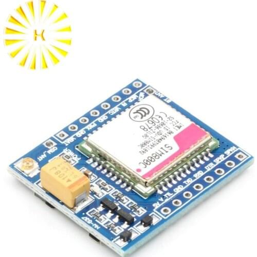 SIM800C GSM GPRS Module 5V/3.3V TTL Development Board IPEX With Bluetooth And TTS STM32 C51