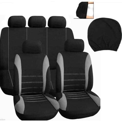 Universal Car Seat Covers Polyester Fabric Automobile Seat Covers Car Seat Cover Vehicle Seat Protector Interior Accessories