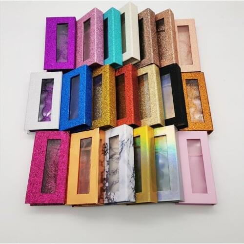 Makeup Custom Eyelashes Packing Boxes Mink False Eyelash Gift Box Lashes Package Customize Storage Cases Cosmetic Case 1Pcs