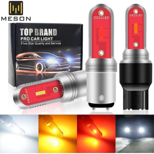 2PC BA15S 1156 P2W T20 LED 7443 1157 BAY15D LED Car Light Bulb 7440 W21W BAU15S Auto Signal Lamp Turn Signal Light Super Bright