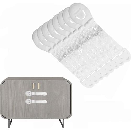 3/6pcs Child Lock Protection Baby Safety Protector Safety Drawer Latch Cabinet Door Stopper Lock Limiter