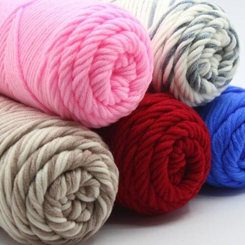 3pcs/lot Advanced Skin Care Cashmere Knitted Scarf Thick Wool Yarn Needlework Thread DIY Apparel Sewing Yarn