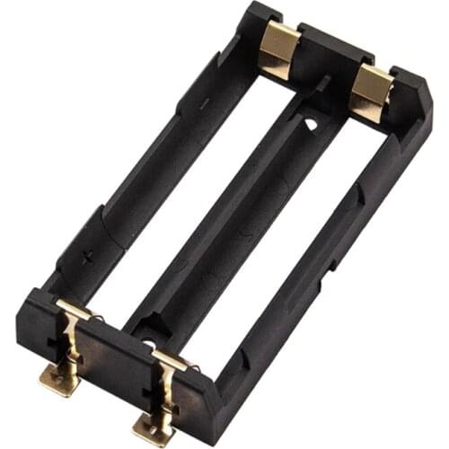 ABS 18650 Battery Holder 18650 Battery Holder High Temperature Resistance Black Battery Container Case Battery Storage