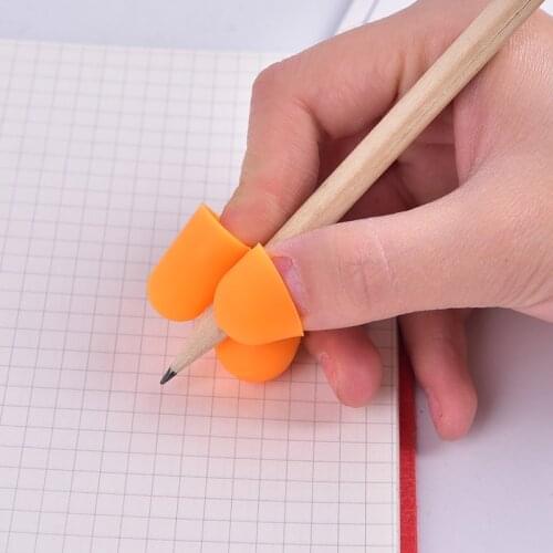 4Pcs/Set Ergonomic Writing Aid For Kids Learning Hold Pen Writing Posture Correct Fit On Pencil Pen Drawing