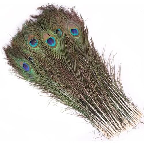 Factory 10pcs/lot Beautiful Peacock Feathers 40-45CM 16-18inch Home Carnival Christmas Craft Jewelry DIY Plumas De Faisan