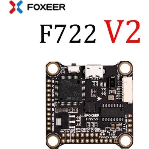 Foxeer F722 V2 Mini MPU6000 3-6S Dual BEC OSD Micro USB Flight Control for RC Drone FPV Racing Freestyle Foxeer Cameras Nazgul5