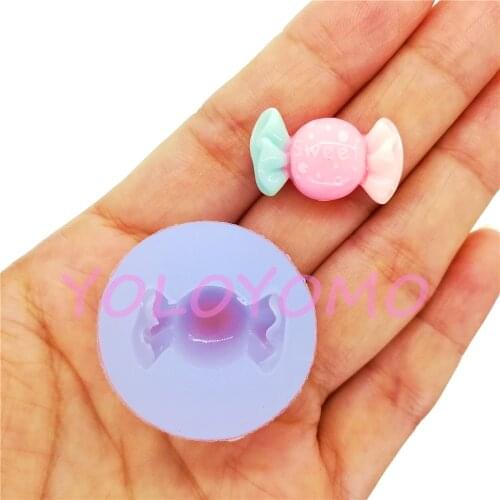 K201YL Kawaii Candy Silicone Mold Fondant Cake Decoration Chocolate Resin Clay Art Earrings Pendant Necklace Making Food Safe 22
