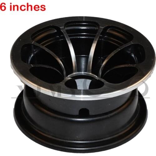 6 inch bearing aluminum alloy wheels suitable for 4.10/3.50-6 tire inner tube 6 inch ATV kart scooter snow plow wheel rim