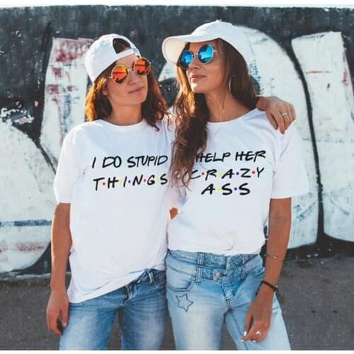 Couple Suit Letter Print T-shirt Funny Ladies Tshirt Man Womens Cotton T Shirt Round Collar Short Sleeve Summer Clothes