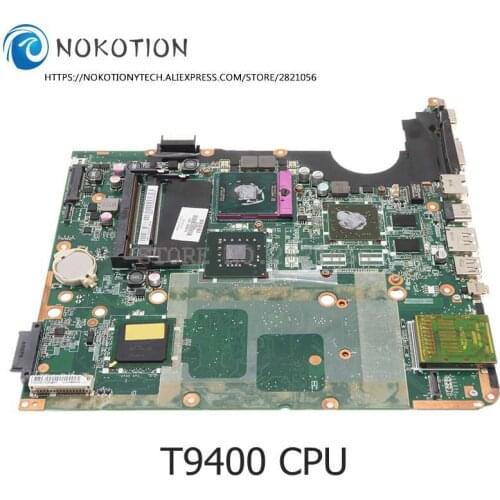NOKOTION 516292-001 DAUT3DMB8D0 For HP Pavilion DV7 DV7-2000 Laptop Motherboard PM45 DDR2 Free T9400 CPU