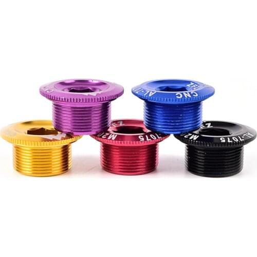 New Hot Screw Cap M20 MTB Crankset Crank Cover Aluminum BMX Road Bike Fitting 5 colors Crank Cover