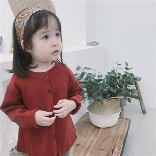 Children Clothing Autumn New Baby Girl Knitting Sweaters Kids Long Sleeve Cardigan Coats Toddler Outwear Kids Wool Coat Sweaters