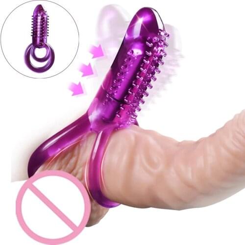 Penis Vibrating Ring Clitoris Stimulator Vibrator Erotic Adult Sex Shop Toys For Couples Men Women Vagina Masturbator Massager