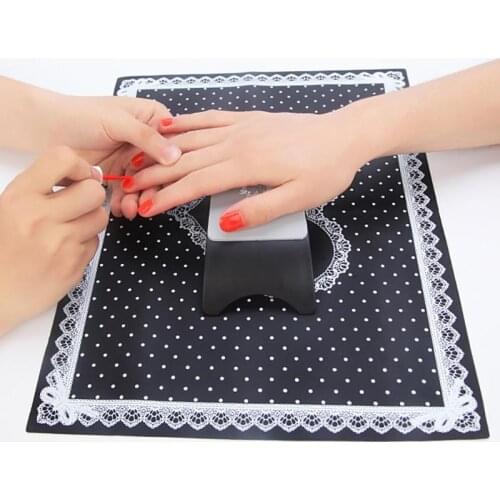 Comfortable Plastic Silicone Nail Art Cushion Pillow Hand Holder Nails Arm Rests Manicure Accessories Tool NAT001