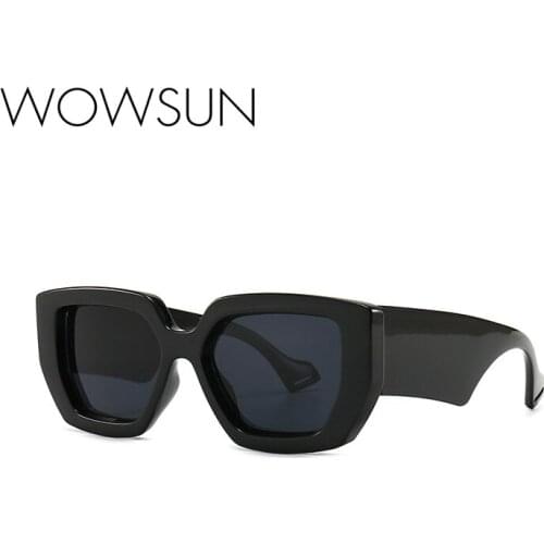WOWSUN Big Frame Square Sunglasses Women 2021 Luxury Brand Sun Glasses for Women/men Vintage Shades for Women Gafas De Sol Mujer