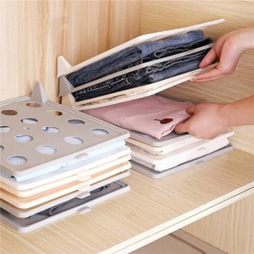 1/5/10PCs Wardrobe T Shirt Clothing Folder Board Convenient Short Shirt Organizer Multi-Functional Home Storage Separate Tools