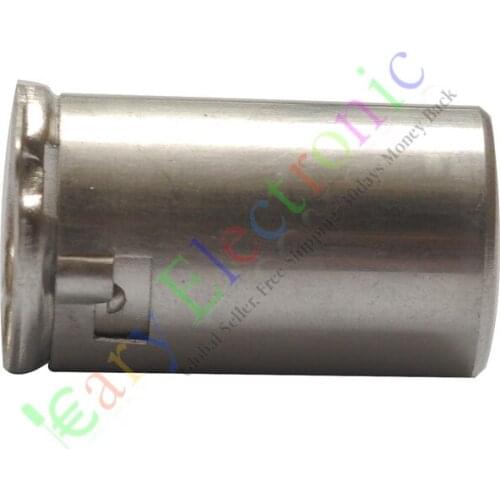 Wholesale and retail 50pc 9Pin Tube sockets 46MM Aluminium Shield Cover HIFI audio amplifiers radio free shipping