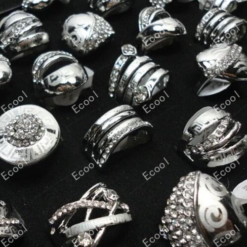60pcs wholesale jewelry mixed lots ring Top Laser enamel silver plated Rings Free shipping RL198