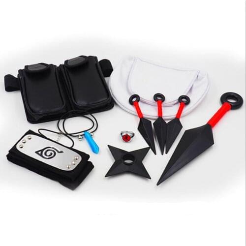 Naruto Cosplay Weapon Props Accessories Naruto Plastic Kunai Japanese Ninja Cosplay Weapon Props Accessory Gift with Box Packed