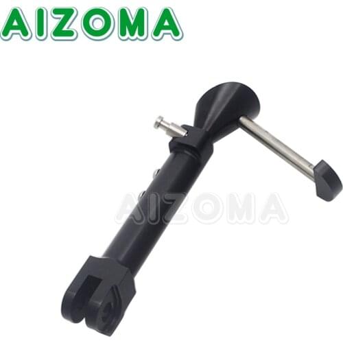 Aluminum Adjustable Motorcycle Parking Rack Side KickStand Kick Stand for Yamaha Star Vmax 2009-2013