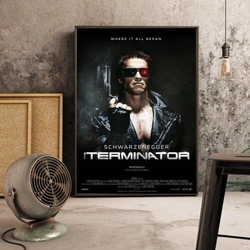 The Terminator Movie Art Posters Canvas Painting Posters and Prints Cuadros Wall Art Picture for Living Room Home Decor