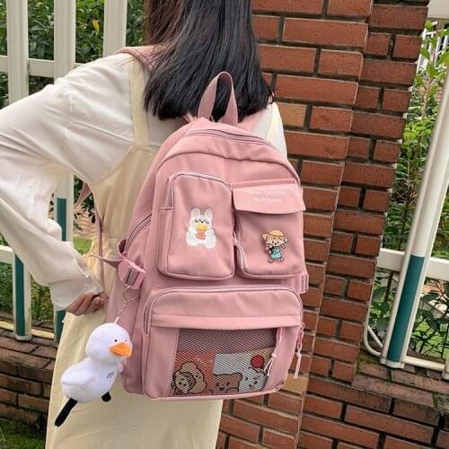 Kawaii Backpack Waterproof Nylon Bag Backpack Women Mochila Feminina School Bags For Teenage Girls Mochilas Bagpack Sac A Dos