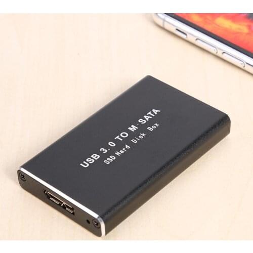 Aluminum Alloy External Hard Disk Hdd Disk Enclosure Mini Ssd Hard Drive Enclosure Usb 3.0 To Esata External Hard Disk Box