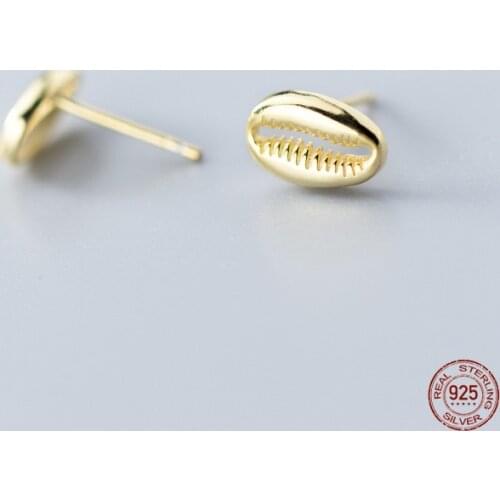 LKO 925 Sterling Silverl Irregular INS Ocean Series Shell Stud Earrings For Women Earings Original Fashion Jewelry Ornaments