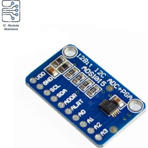 2V 5.5V ADS1015 Analog To Digital Conversion Module 12 Bit Development Board I2C Interface With Programmable Gain Amplifier