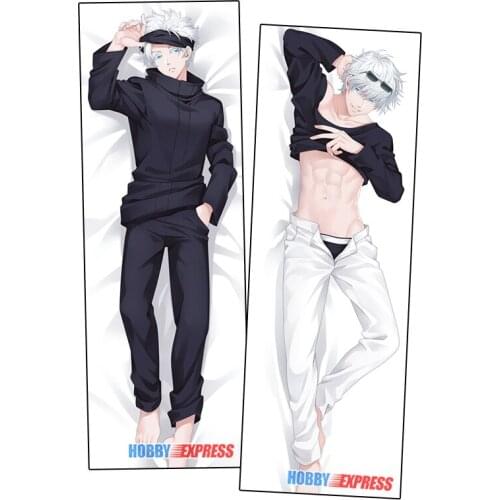 Hobby Express Anime Dakimakura Japanese Otaku Waifu Hugging Body Pillow Cover Jujutsu Kaisen Gojo Satoru 21010-1