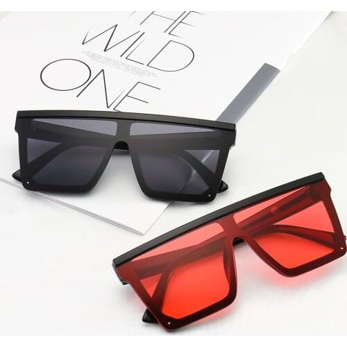 PAMASEN 2019 Square Shape Brand Designer Sunglasses Women Men UV400 Oculos De Sol Gafas Travel Retro Eyeglasses 6979